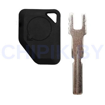 Заготовка авто ключа Вольво, Сааб SAA-3.P YM30P WT47 КНР под чип