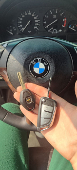 БМВ E53 изготовление дубликата чип ключа зажигания