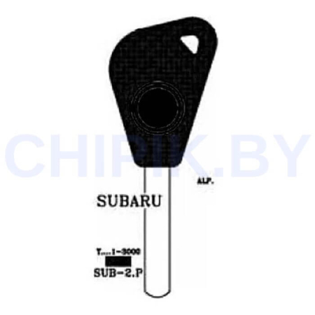 Заготовка авто ключа Субару SUB-2.P SUB1P175 Европа