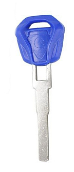 Ключ мотоцикл Триумф синий  под чип