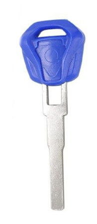 Ключ мотоцикл Триумф синий  под чип