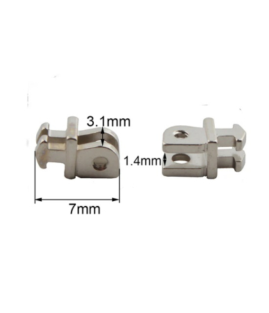 Шарнир 10 двойной 7x3,1x1,4 мм
