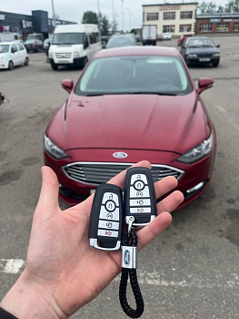 Форд Фьюжн изготовление дубликата чип ключа зажигания