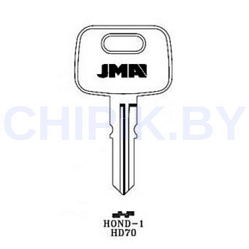 Заготовка авто ключа Хонда HOND-2 HON33 HO22 HD20 Европа металл