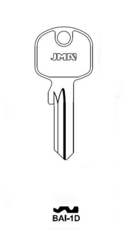 Заготовка ключа BAI-1D BAI1 SAT3  Европа