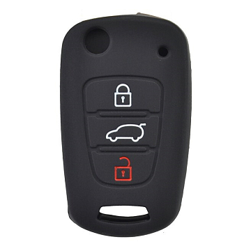 Силиконовый чехол Hyundai Kia 3 кнопки