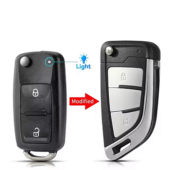 Ключ Фольксваген Поло, Кадди, Шаран Амарок выкидной корпус под переделку