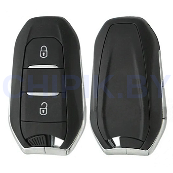 Ключ Ситроен/Пежо 3008, 308, 5008, C4, C4 Picasso, C4 Grand Picasso, C3 2 кнопки VA2, батарейка на корпусе, смарт корпус Ключ Ситроен/Пежо 3008, 308, 5008, C4, C4 Picasso, C4 Grand Picasso, C3 2 кнопки VA2, батарейка на корпусе, смарт корпус