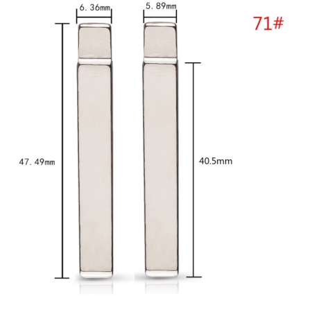 Лезвие Опель, Бьюик, Шевроле 71 HU100