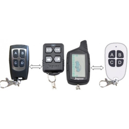 Пульт для авто сигнализации 2в1 для Jaguar EZ-Beta