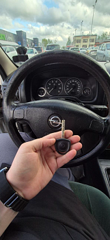 Опель Астра G изготовление ключа при полной утере