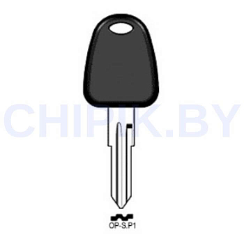 Заготовка авто ключа Опель OP-S.P DWO7BP HF43P136 VX1P КНР пластик