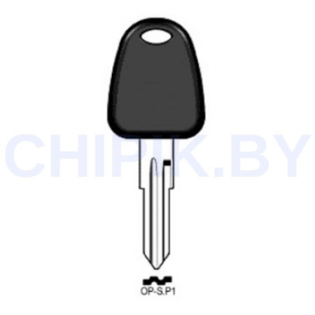 Заготовка авто ключа Опель OP-S.P DWO7BP HF43P136 VX1P КНР пластик