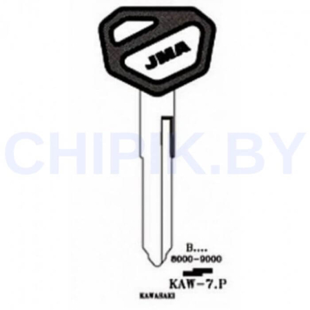 Ключ мотоцикла Кавасаки KAW-7.P KW15BP KA5BP KW17P108 KAW15P Европа пластик