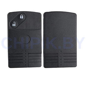 Ключ Мазда 5, 6, Демио, Премаси корпус чип карта Ключ Мазда 5, 6, Демио, Премаси корпус чип карта