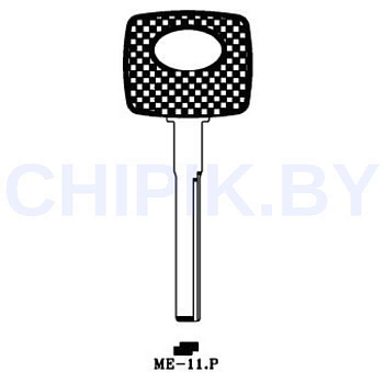 Заготовка авто ключа Мерседес ME-11.P HU61P HF53P17 MB59P КНР пластик