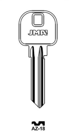 Заготовка ключа AZ-18 AZ9R Европа