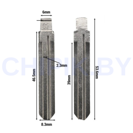 Лезвие Тойота, Сузуки, Субару 02 TOY43 TY37R