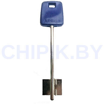 Заготовка ключа APECS APS3DP 114х22,2x17,8x2.5 Заготовка ключа APECS APS3DP 114х22,2x17,8x2.5