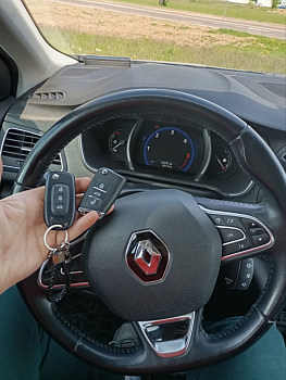 Рено Меган 4 2018 изготовление дубликата чип ключа зажигания