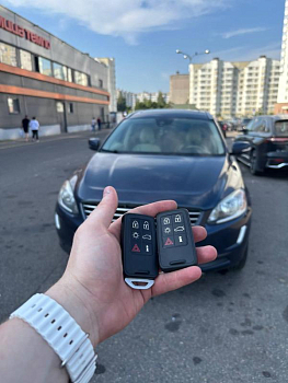 Вольво XC60 изготовление дубликата чип ключа зажигания