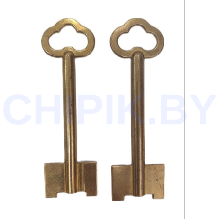 Заготовка ключа MKC1D_MAX-1 (102х20,6х30,3хØ7,5/Ø5,1мм)