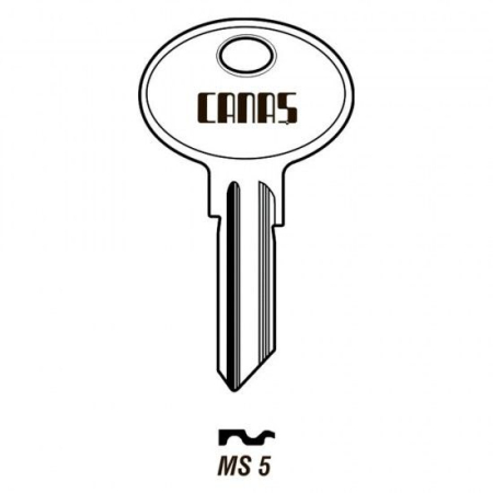 Заготовка ключа Canas - MS5 "MESAN" (26(21)х7мм)