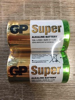 Батарейка D/R20 GP Super 20шт коробка