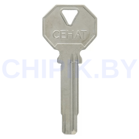 Заготовка ключа CEHAT-1D 2 паза (33,4*8,8*2,3) обр.ст. AP-1D