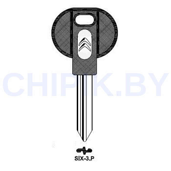 Заготовка авто ключа Ситроен, Пежо SIX-3.P SX9АP SI17AP SM7P68 КНР пластик Заготовка авто ключа Ситроен, Пежо SIX-3.P SX9АP SI17AP SM7P68 КНР пластик