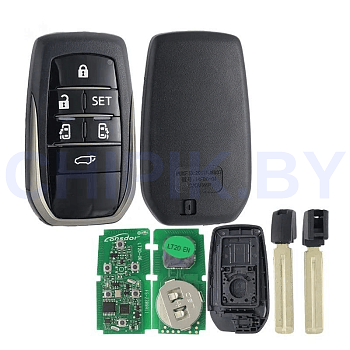 Пульт Lonsdor LT20-06 8A+4D Toyota, 6 кнопок, тип2
