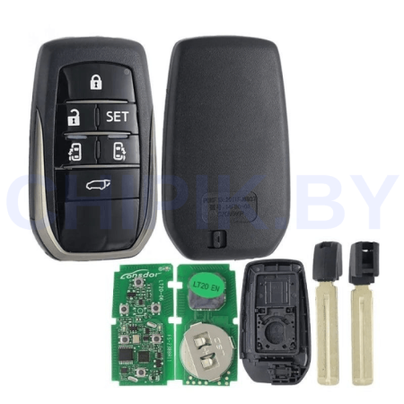 Пульт Lonsdor LT20-06 8A+4D Toyota, 6 кнопок, тип2