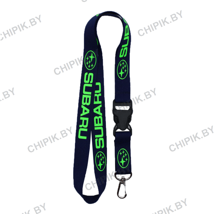 Ланьярд Субару Черный