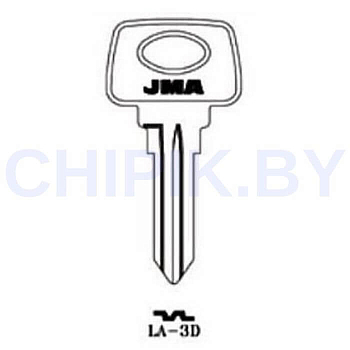 Заготовка авто ключа Лада, УАЗ, ГАЗ ВАЗ LA-3D LD2R LAD1 LAD2R Европа металл