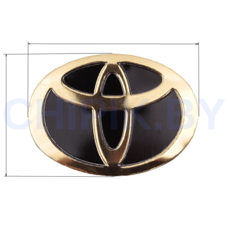 Логотип Тойота 11.5/16.9мм