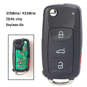 Ключ Ауди A8 S8 выкидной с платой Ключ Ауди A8 S8 выкидной с платой