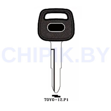 Заготовка авто ключа Тойота TOYO-12.P1 TOY27RP TY35P TY29RP42 КНР