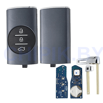 Ключ Чери Тигго 7 про, 8 про, 8 про макс , смарт корпус с платой, Оригинал