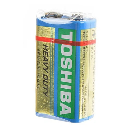 Батарейка Крона соль TOSHIBA 6F22 9В 9V