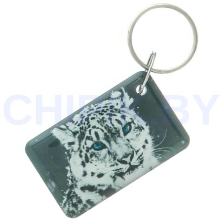 Заготовка для домофонного ключа RFID Em-Marin Метка (Снежный барс)