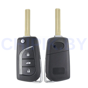 Ключ Тойота IQ выкидной корпус лезвие TOY48 Ключ Тойота IQ выкидной корпус лезвие TOY48