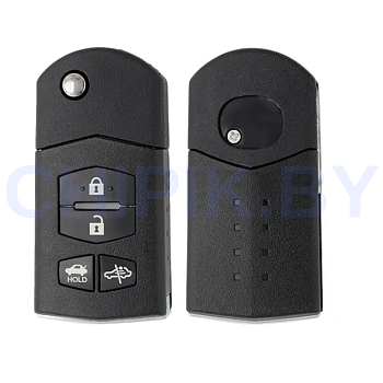 Ключ Мазда СХ-5, СХ-7, СХ-9, MX-5 выкидной корпус Ключ Мазда СХ-5, СХ-7, СХ-9, MX-5 выкидной корпус