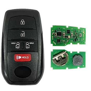 Ключ Тойота Сиена смарт корпус с платой