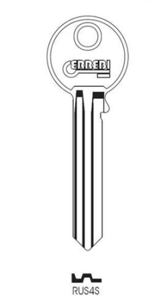 Заготовка ключа RSS-3 RUS-42L RUS4S  Европа Заготовка ключа RSS-3 RUS-42L RUS4S  Европа