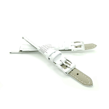 Ремешок искусственная кожа 12 мм, Белый Ремешок искусственная кожа 12 мм, Белый