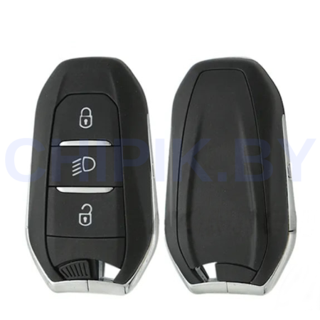 люч Ситроен/Пежо 3008, 308, 5008, C4, C4 Picasso, C4 Grand Picasso 3 кнопки VA2, батарейка на плате смарт корпус