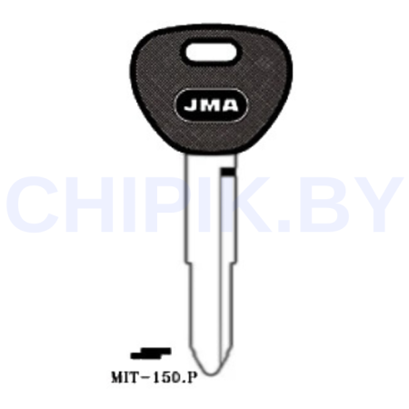 Заготовка авто ключа Митсубиси, Мазда  MIT-15D.P MIT15P MIT14RP Европа пластик