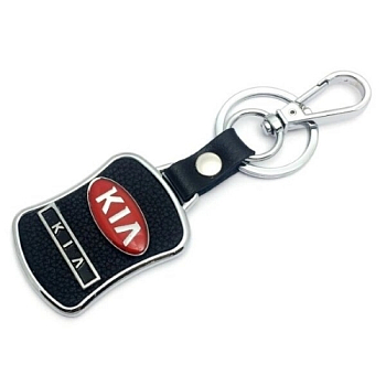Брелок Киа металл кожа 