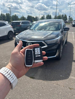 Акура RDX изготовление дубликата чип ключа зажигания