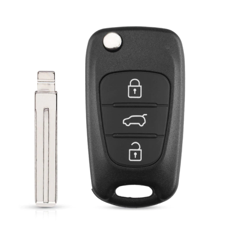 Ключ Хендай Элантра, Солярис, IX35, I20, I30, IX25 выкидной корпус